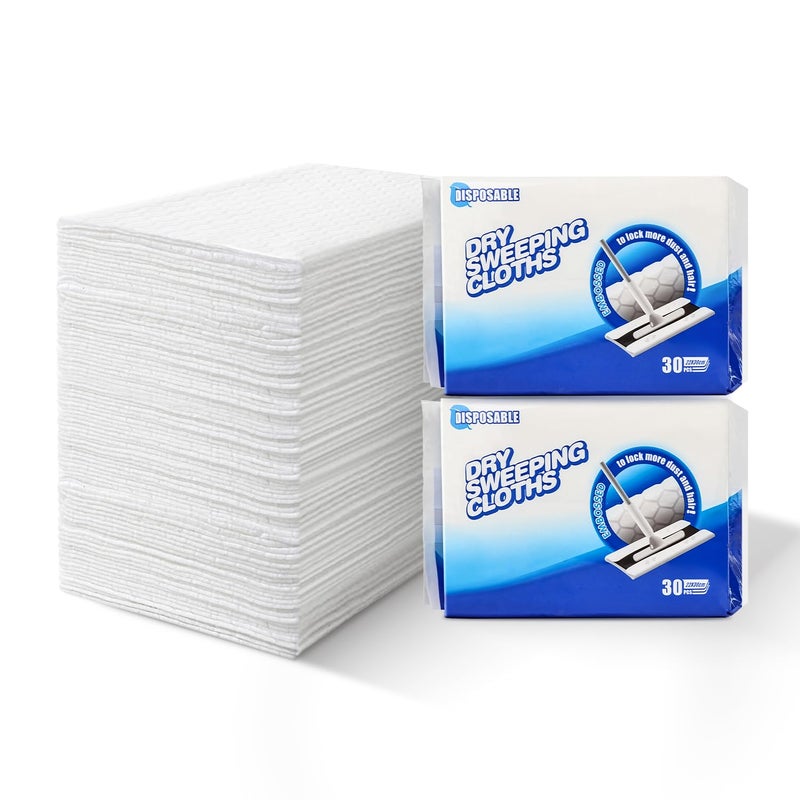 JEBBLAS Disposable Mop Refills Dry Sweeping Pad for Floor Mop Sweeping Cloths Multi Surface Refills, 240 Count - Image 1